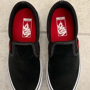Vans “comfycush slip ons”